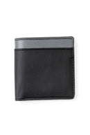 Green Hermitage Zeus Vegan Leather Men's Wallet (Black & Grey)