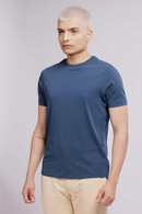 Carbontree Organic Cotton Men Rustic Blue Carbon Lightweight T-Shirt