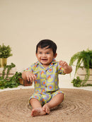Greendigo Organic Cotton Pack of 2 Co-ords Set for Newborn Baby Boys - Green