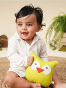 Greendigo Organic Cotton Owl Soft Toy for Babies
