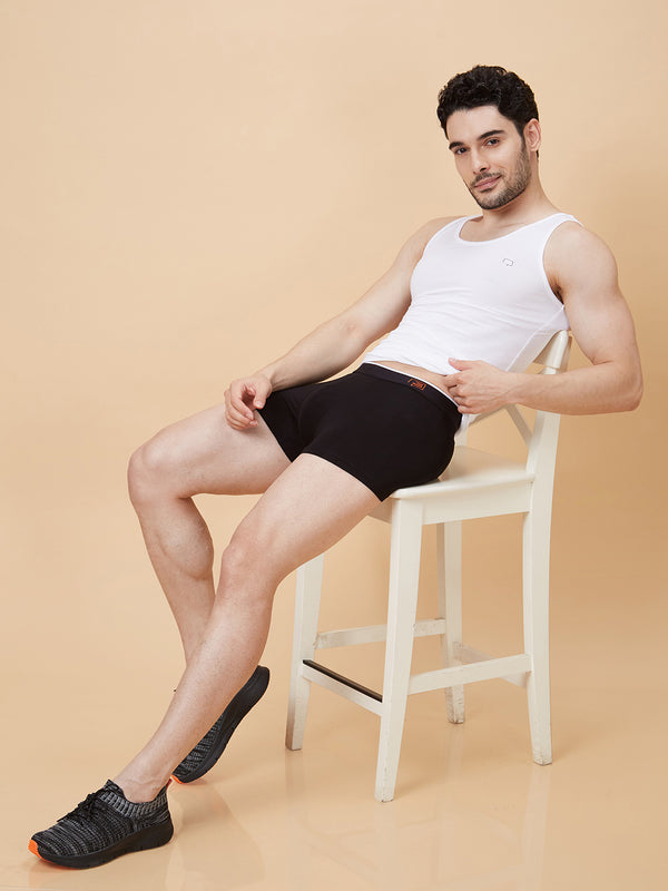 Roar for Good Black Underwear for Men | Made from Bamboo Trunks| Softer than Cotton | Anti odour | No-Marks waistband