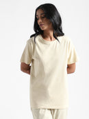 Livbio Organic Cotton & Naturally Fiber Dyed Lemon Yellow Women's T-shirt