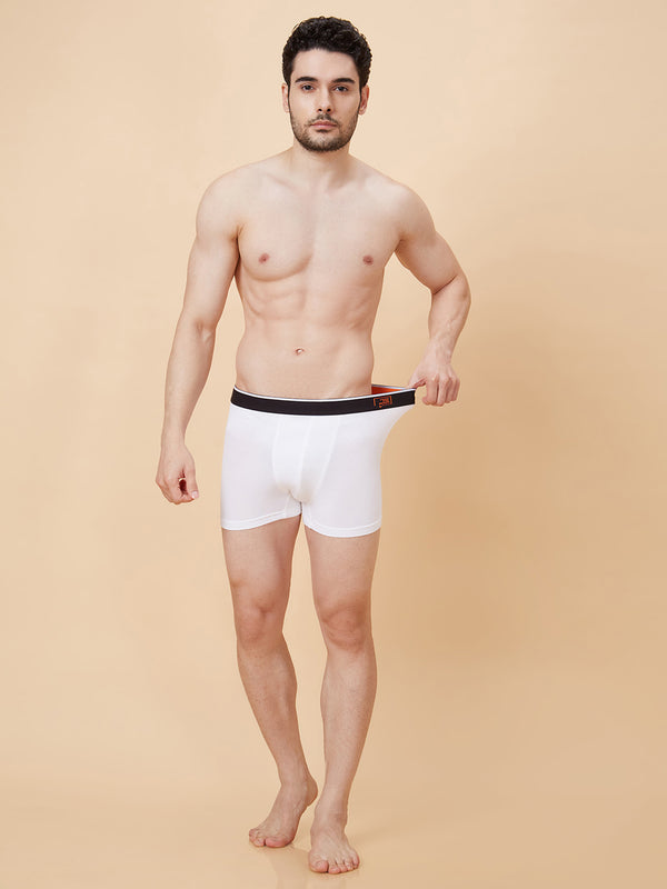 Roar for Good White Underwear for Men | Made from Bamboo Trunks| Softer than Cotton | Anti odour | No-Marks waistband