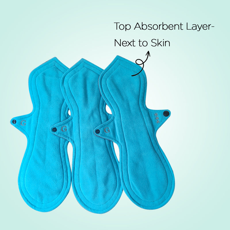 Reusable Zorb Cloth Pads for Urine Leaks (3pc)