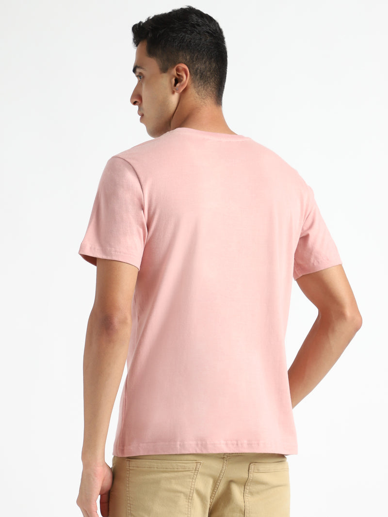 Livbio Organic Cotton & Naturally Dyed Earth Pink Men's T-shirt