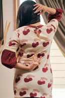 The Conscious Closet Congo Brown Gusty Mindful Short Detachable Dress