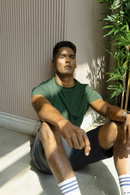 Carbontree Organic Cotton Men Pine Green Carbon Lightweight T-Shirt