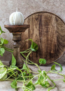 Hohmgrain Detachable Cake Stand with Candle Holder