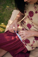 The Conscious Closet Smokey Pink Meadow Pod Long Detachable Dress