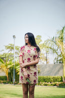 The Conscious Closet Smokey Pink Meadow Pod Long Detachable Dress