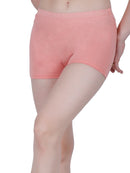 Bamboo Fabric Mid Rise Shorts | Peach & Blue | Pack Of 2