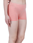 Bamboo Fabric Mid Rise Shorts | Peach & Blue | Pack Of 2