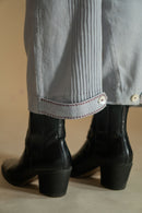 Lafaani Phosphene Layered Dress & Pants Set - Grey