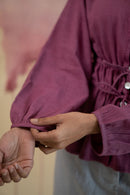 Lafaani Phosphene Ruched Blouse