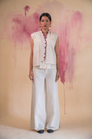 Lafaani Phosphene Unisex Cropped Vest & Side Slit Pants - Kora
