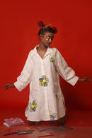 The House of Hemp White Awww Phool Shirt