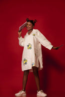 The House of Hemp White Awww Phool Shirt