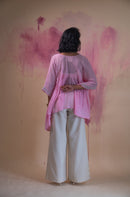 Lafaani Phosphene Kaftan Blouse & Kora Side Slit Pants Set
