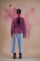 Lafaani Phosphene Ruched Blouse