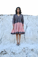 The Loom Art Sandstone Handwoven Chanderi Silk Dress