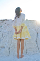 The Loom Art Dreamy Caremel Handwoven Chanderi Silk Dress