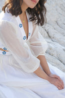 The Loom Art Lily Bloom Handwoven Chanderi Silk Dress