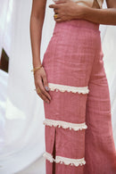 The Conscious Closet White Rock and Turkish Rose Rose Shadow Jumpsuit