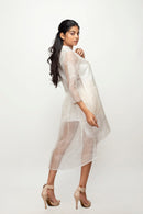 Sepia Stories Pipaa Silk Dress in Off-White
