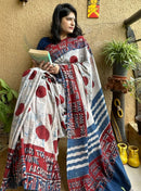 Forsarees Women's Ekla Cholo Saree Polka Dot
