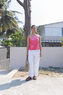 anushé pirani Recycled Cotton Women Fuchsia Top