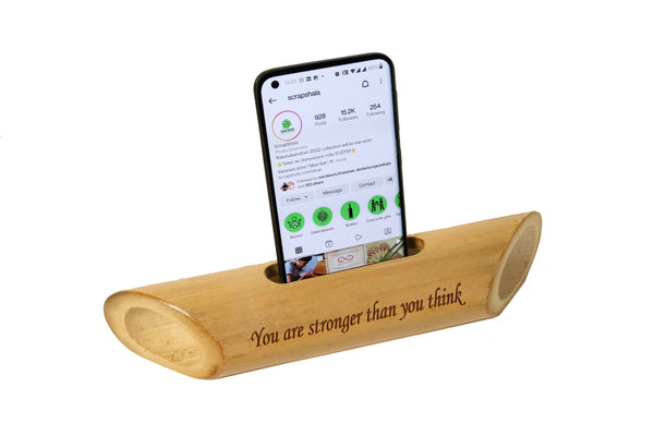 Scrapshala Multipurpose You Are Stronger Than You Think Bamboobeat Sound Amplifier