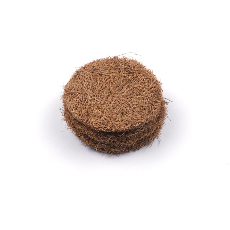 Scrapshala Plastic-Free Biodegradable Sturdy Natural Coir Dish Scrubber (Pack Of 5 Pads)