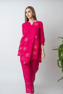 The House of Hemp Fuchsia Coord