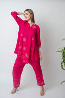 The House of Hemp Fuchsia Coord