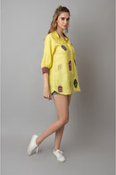 The House of Hemp Yellow Key to Life Shirt