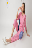 The House of Hemp Candy Pink Viola Coord