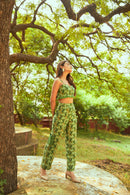 The Conscious Closet Muddy Green Bush Maze Bralette