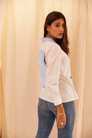 The Conscious Closet Casper Blue Cold Casper Women Shirt