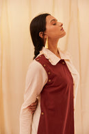 The Conscious Closet White Rock and Congo Brown Congo Structured Shirt
