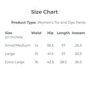 Livbio Organic Cotton & Natural Tie & Dye Womens Sun Orange Color Slim Fit Pants