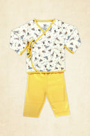Tinylane Newborn Baby Clothing Set | Jungle Circus Jhabla & Legging