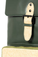 Arden Vegan Leather Bagpack - Green
