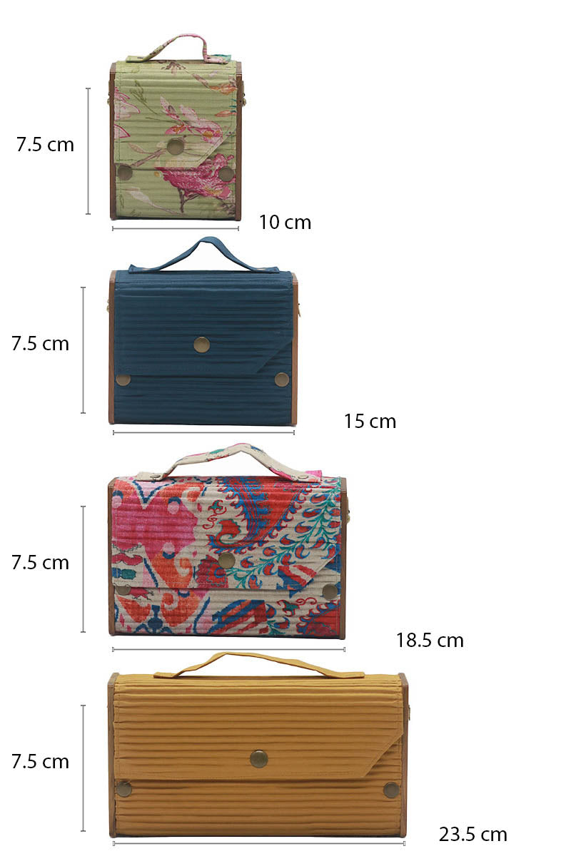 Lukka Chuppi  Vintage Fall 4 in 1 Box Clucth