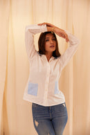 The Conscious Closet Casper Blue Cold Casper Women Shirt