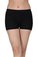 Bamboo Fabric Mid Rise Shorts Pack of 2 | Black + Grey