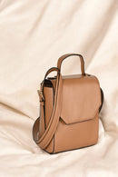 Green Hermitage Asteria Vegan Leather Satchel/Crossbody Bags (Caramel)