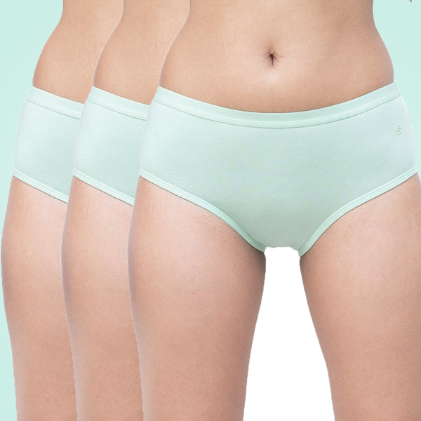 Organic Everyday Panty Greenfig (Hipster) (3pc)