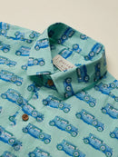 Patrah Block Vinatge Car Handblock Printed Shirt