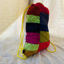 Quilted Drawstring Bag  Ropebag