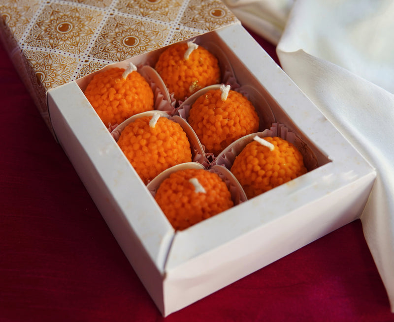 ladoo candles for diwali